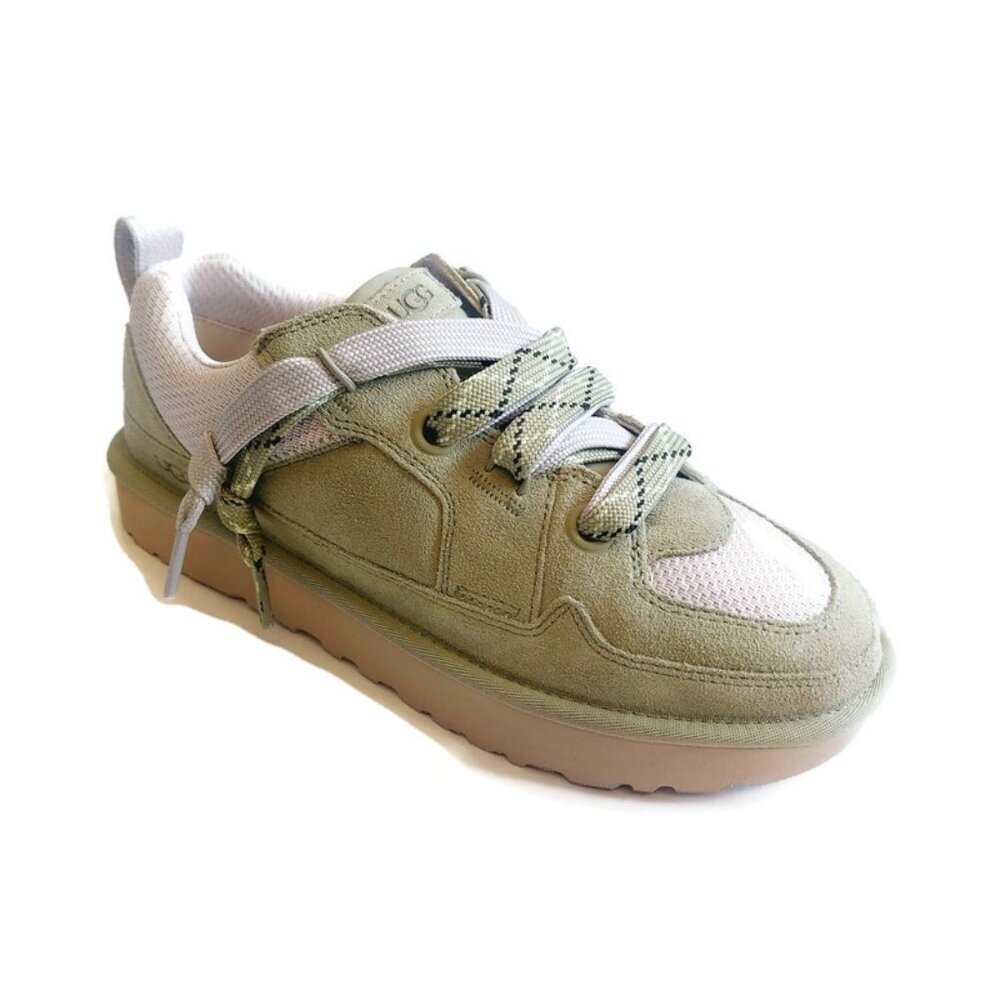 UGG Womens Size 9 Lo Lowmel Lace Up Sneaker Slipper Muted Brass 1168890 EU 40